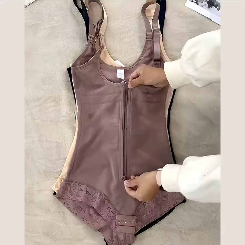 Femmes Shapewear Body Corset serré minceur gaine Correction abdominale sans couture string corps Shaper Faja colombien post-partum