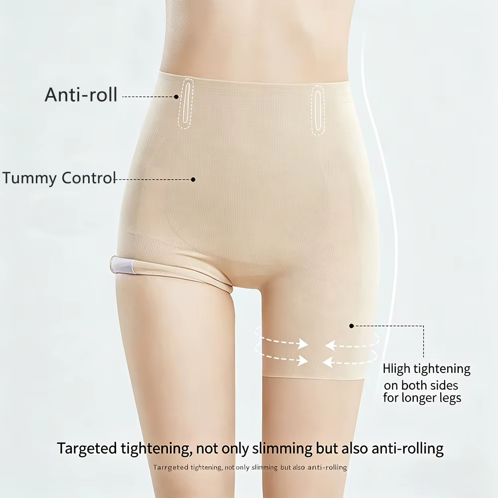 Shorty gainant taille haute pour femme