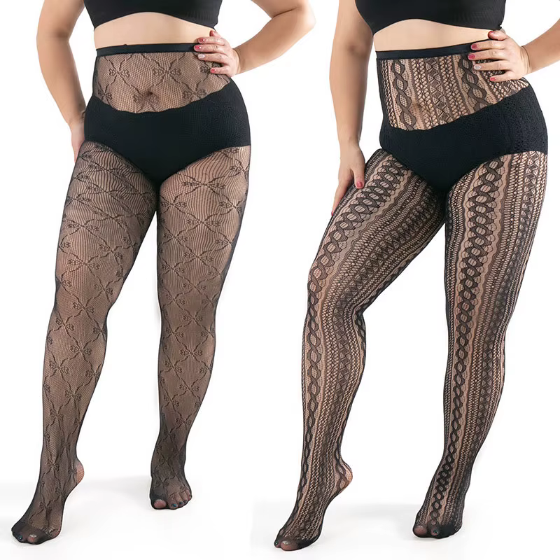 Collants grande taille Anti-crochet résistant aux déchirures Super élastique magique sans couture