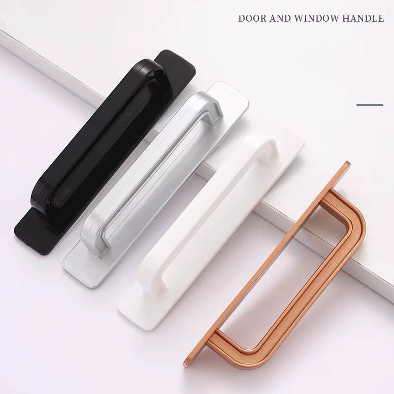 Poignées de porte autocollantes pour armoire, poignée polyvalente, petite taille, poignées autocollantes pour un design universel, amélioration de l'habitat
