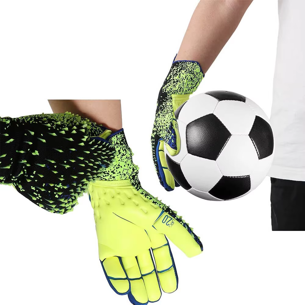 Gants de gardien de but à forte adhérence pour gants de gardien de but de football avec taille 6/7/8/9/10 gants de football pour enfants jeunes et adultes