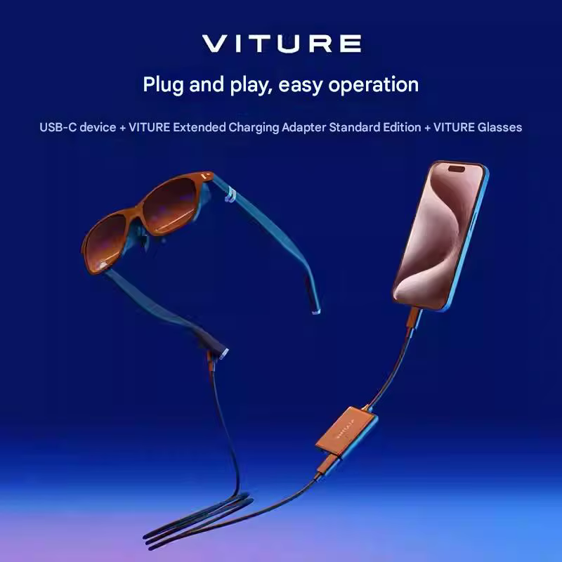 L'adaptateur de charge étendu VITURE Pro prend en charge la lecture vidéo multi-écrans virtuelle pour les appareils USB-C.
