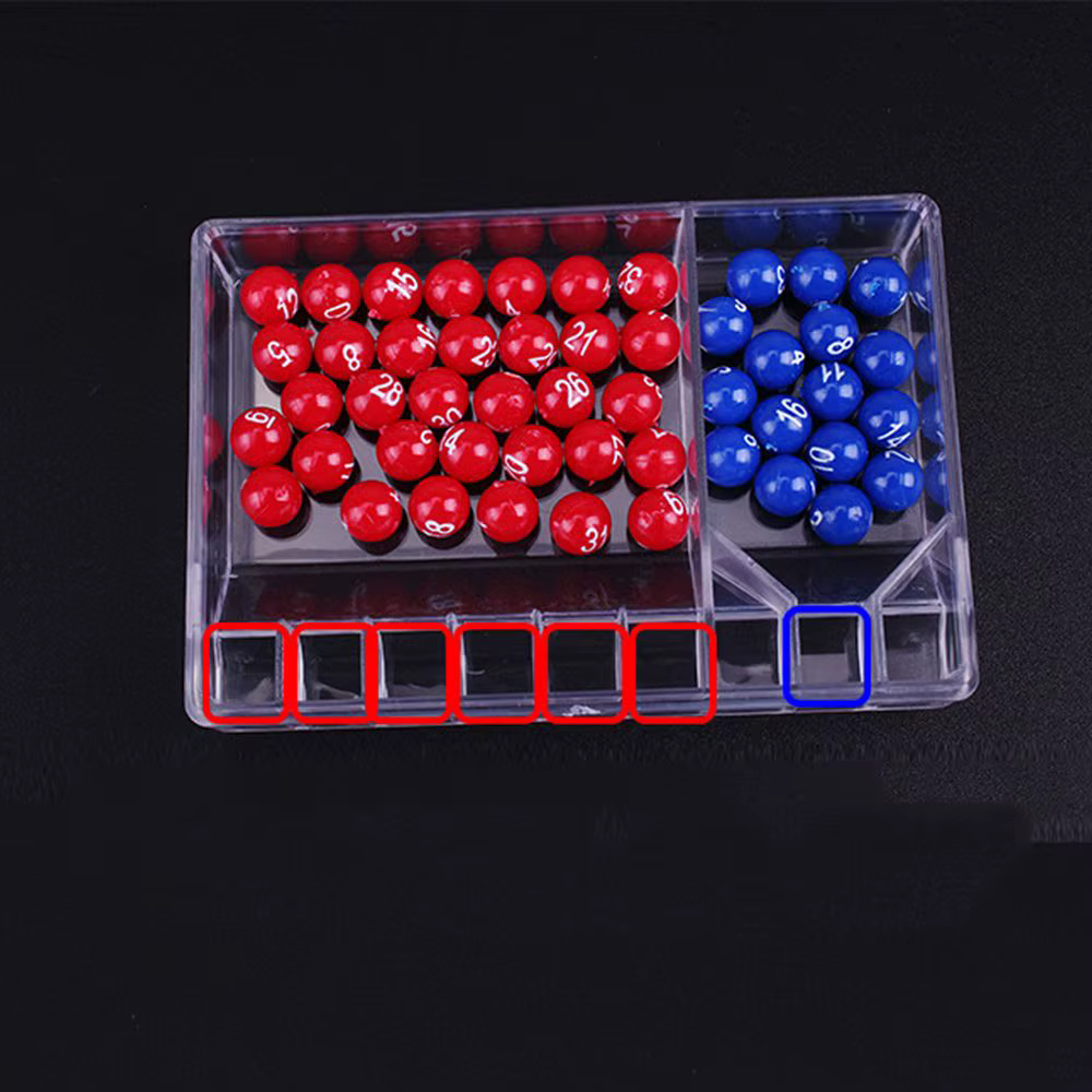 Machine de tirage de numéros pour jeux de bingo, loterie et divertissement, avec numéros faciles à lire et boules à secouer pour un tirage chanceux