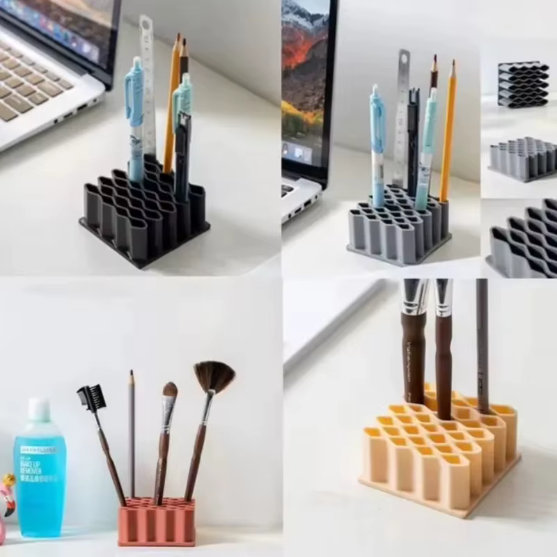 Porte-stylo multi-usages pour pommade, support de rangement pour papeterie, support de pommade de bureau, organisateur de compartiment pour la maison