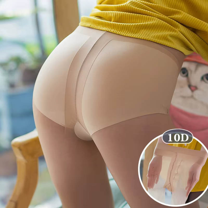 1 paire de collants couleur peau pour femmes