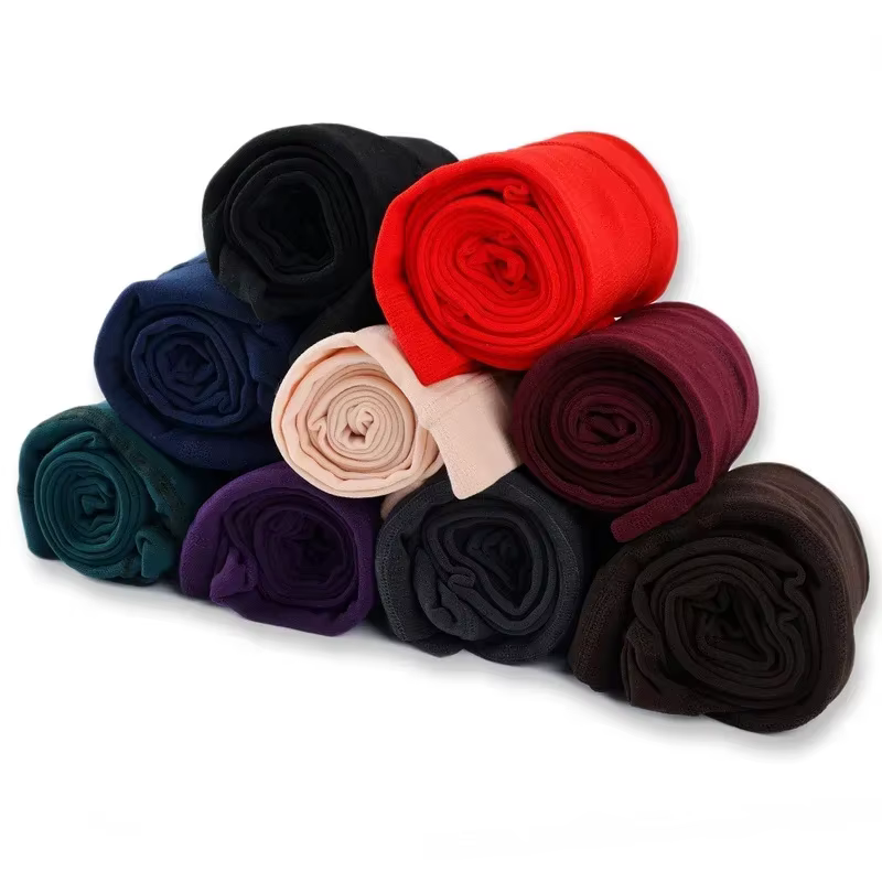 Collants doublés polaire colorés femmes