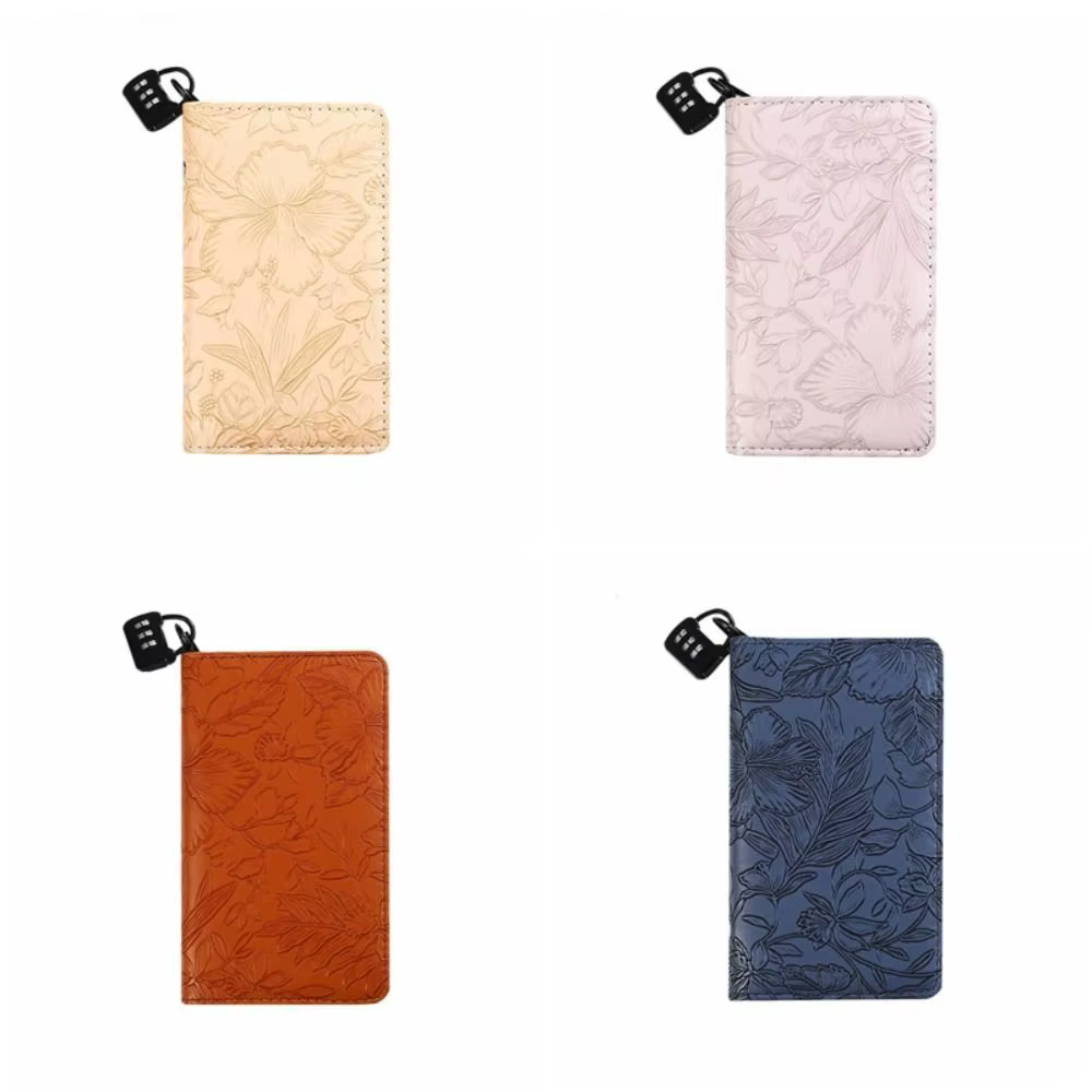 Portefeuille-classeur en cuir PU pour économies, planificateur de budget, organisateur, carnet de rangement, enveloppes pour espèces, carnet de comptes