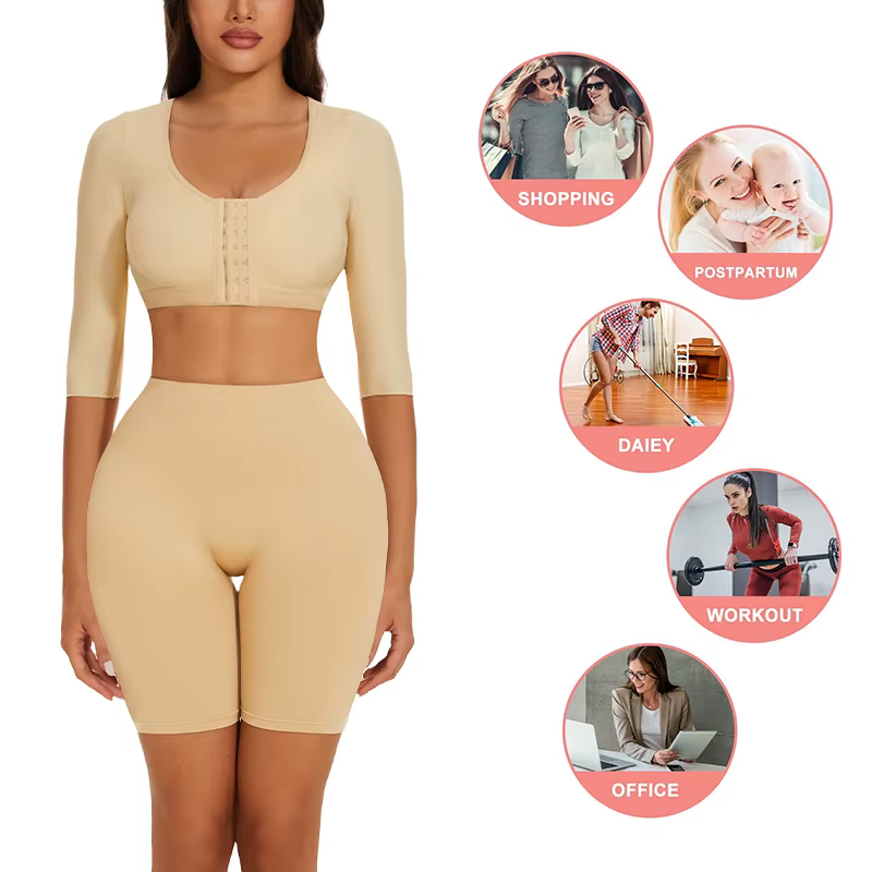 Shaper hauts pour femmes bras flabby Compression post-chirurgie fermeture avant soutien-gorge recadrée débardeur
