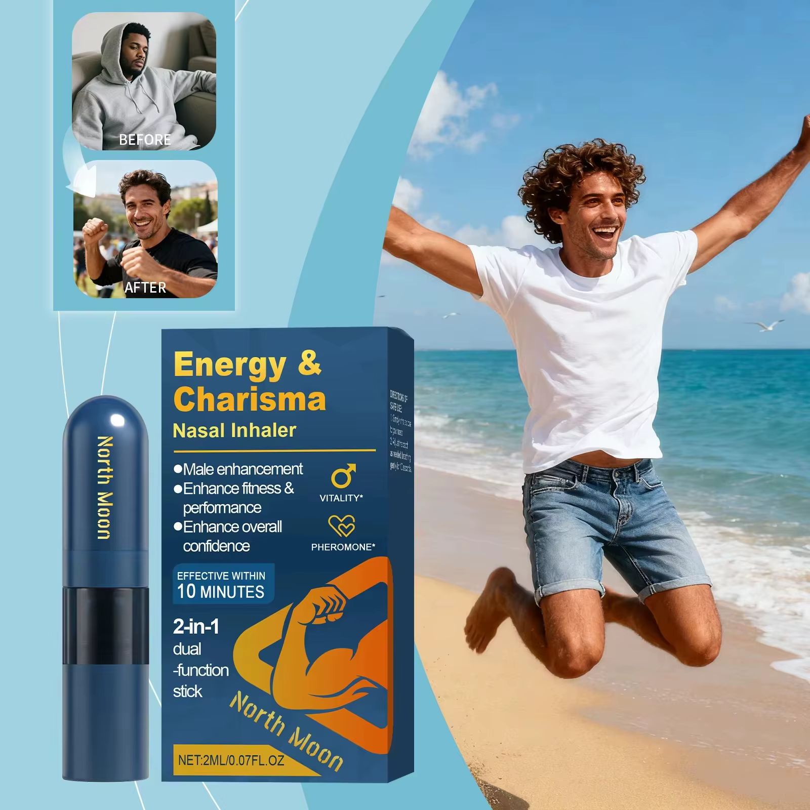 Stick-s*6k1t Bâtonnet nasal pour hommes, soin doux, nutrition quotidienne, inhalation confortable, 2026