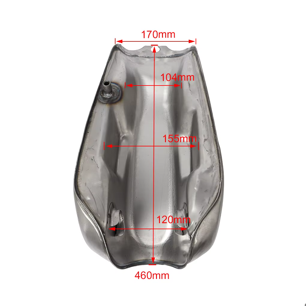 Gaz combustible précieux pour moto, CFMOTO Mandrill 73Inboulon ScramJeff, graphite gallons, 9L