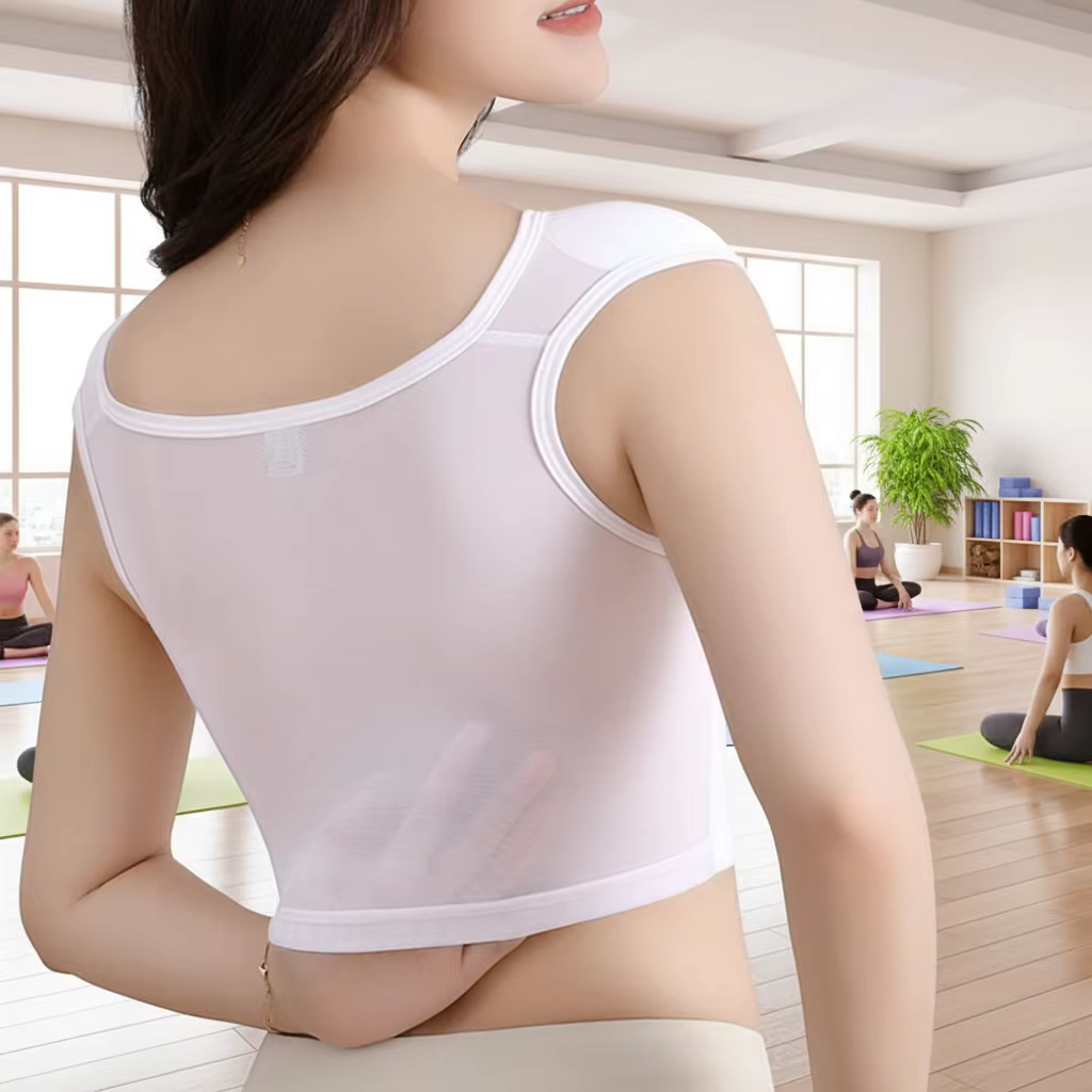 Bustier plat en maille pour poitrine