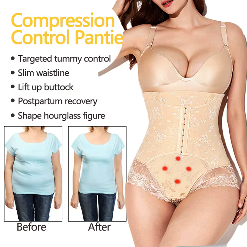 GUUDIA taille haute formateur corps Shaper culotte facile salle de bain Shapewear Shorts ventre contrôle