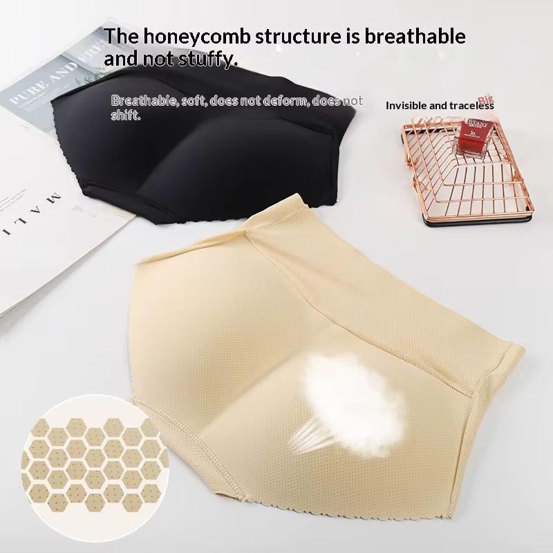 Culotte gainante pour femme avec coussinet en silicone