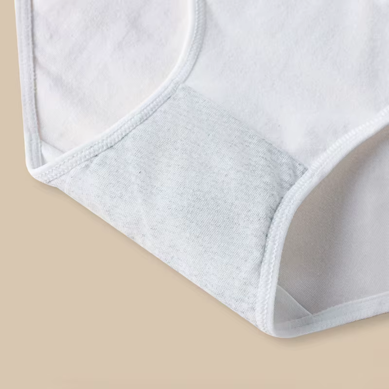 Grande taille 7 pièces sous-vêtements jetables femmes culottes coton filles slips blanc lingeries solide culotte respirant femme intimes