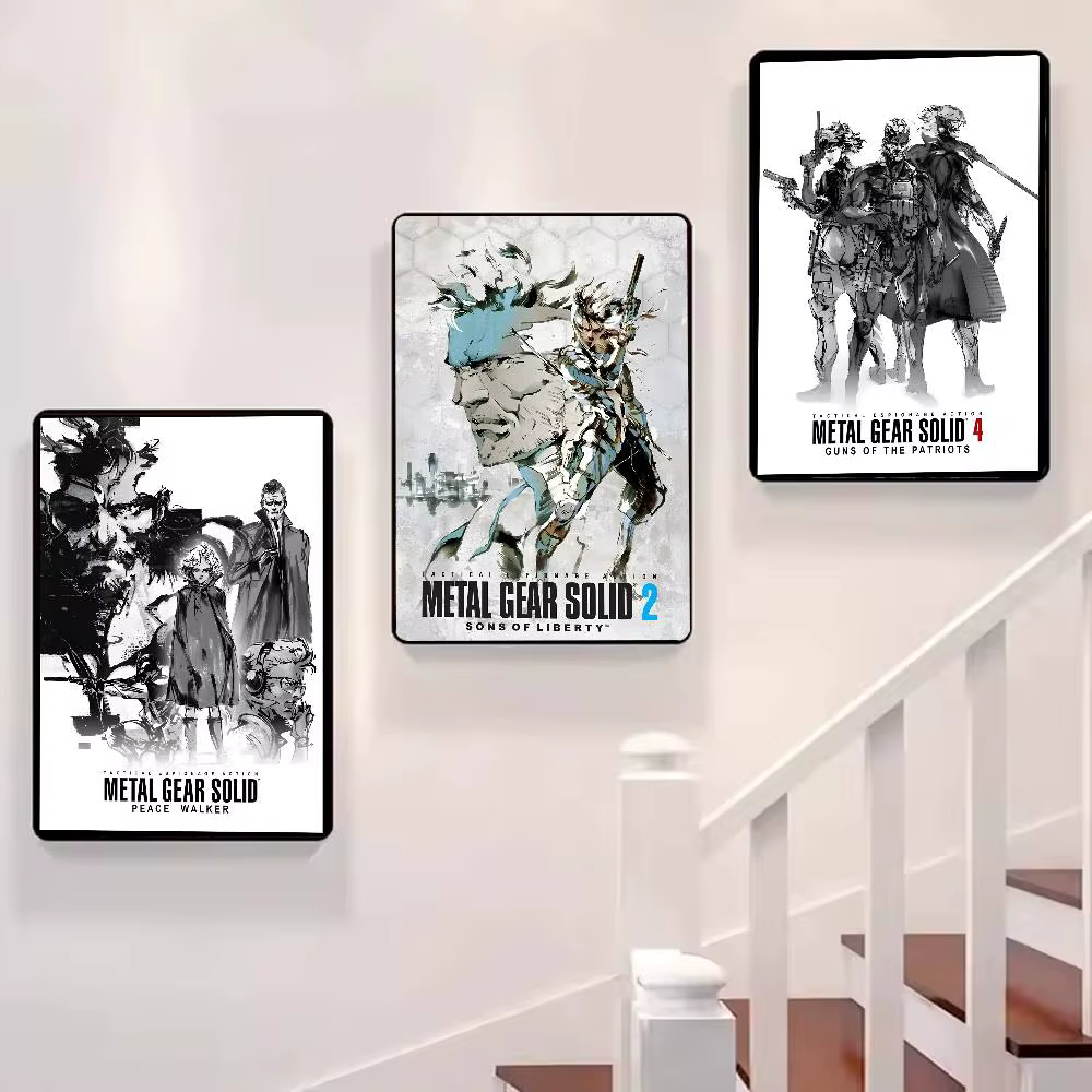 Beau homme jeu m-métal Gear Solid-MT affiche Art peinture affiche avec impressions maison chambre salon décoration cadeau